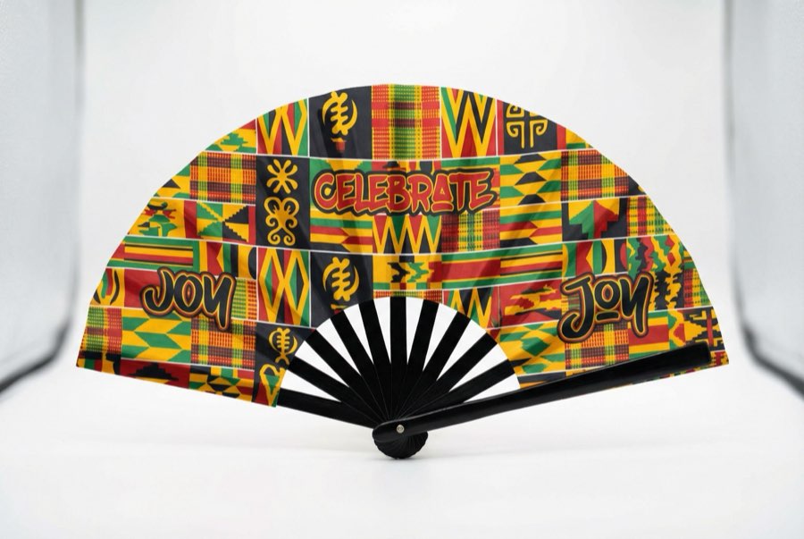 Custom Fans for HBCU Events — custom bamboo hand fans