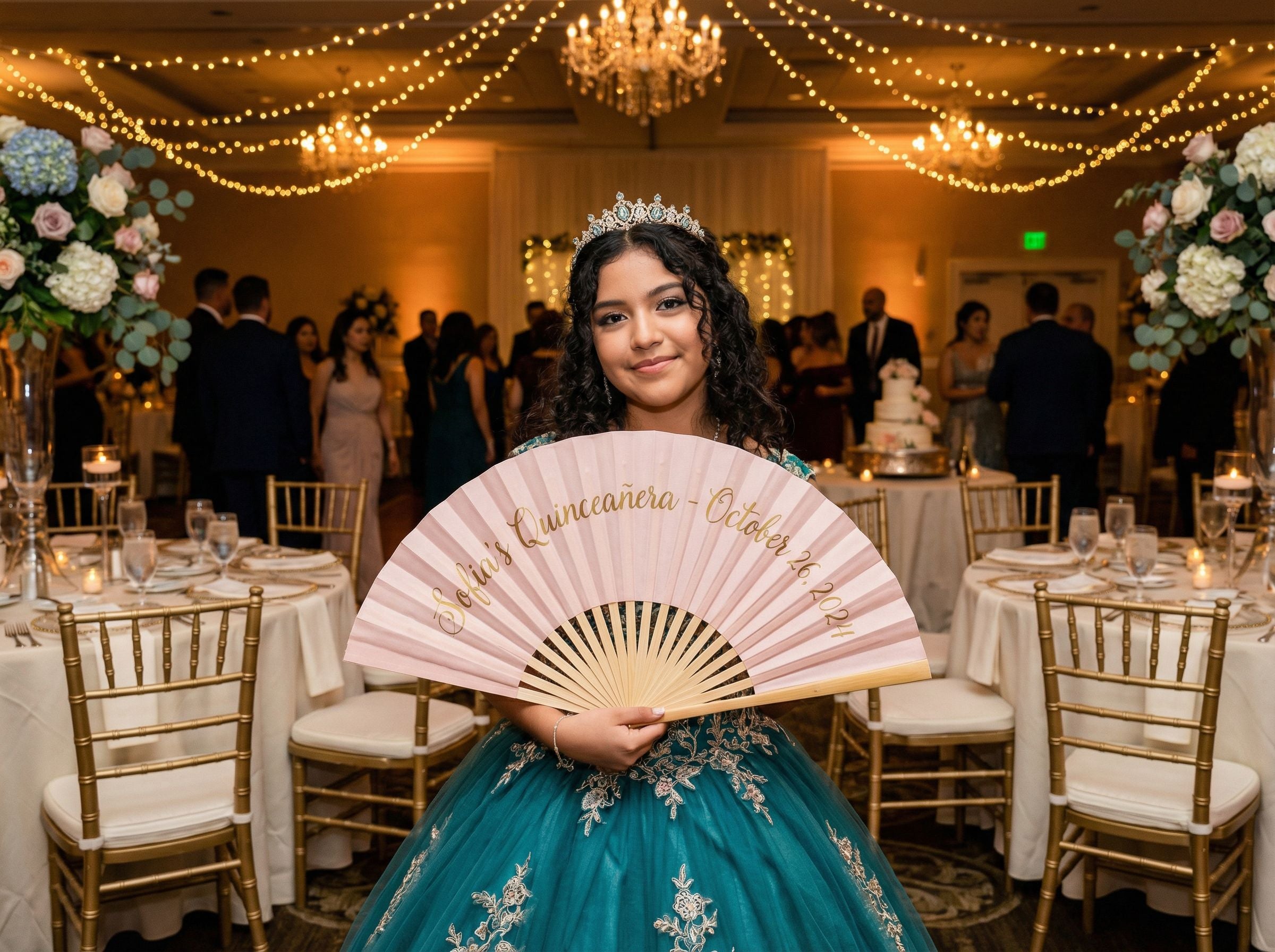 Birthday celebration fans