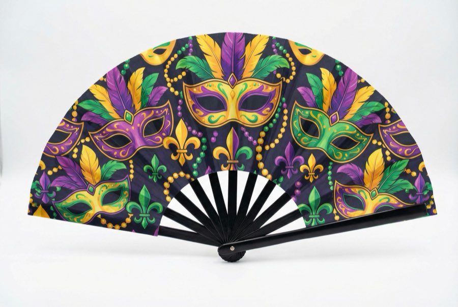 Custom Fans for Carnival Celebrations — custom bamboo hand fans