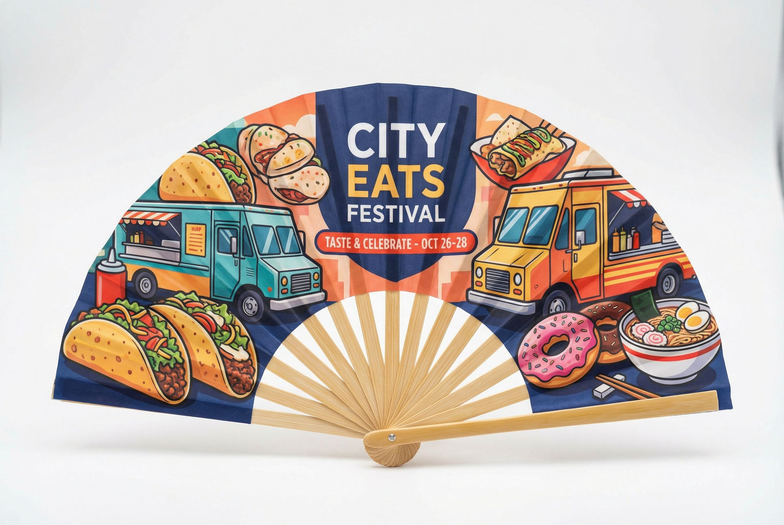 Custom Fans for Festivals — custom bamboo hand fans