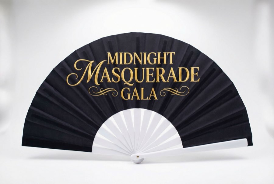 Custom Fans for Galas — custom bamboo hand fans