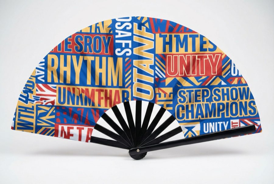 Custom Fans for Greek Life — custom bamboo hand fans