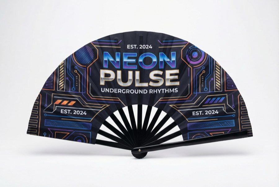 Custom Fans for Nightclubs — custom bamboo hand fans