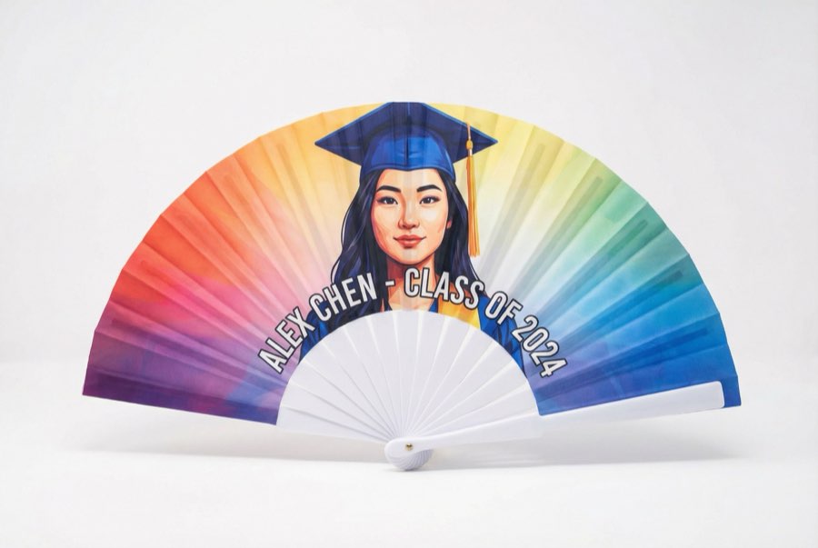Custom Photo Fans | Print Your Face or Photo — custom bamboo hand fans