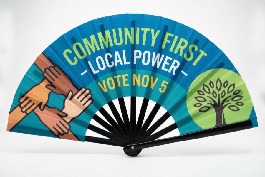 Custom Fans for Political Campaigns — custom bamboo hand fans