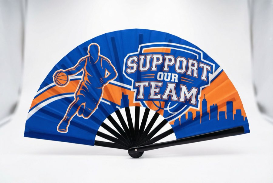 Custom Fans for Sports Teams — custom bamboo hand fans