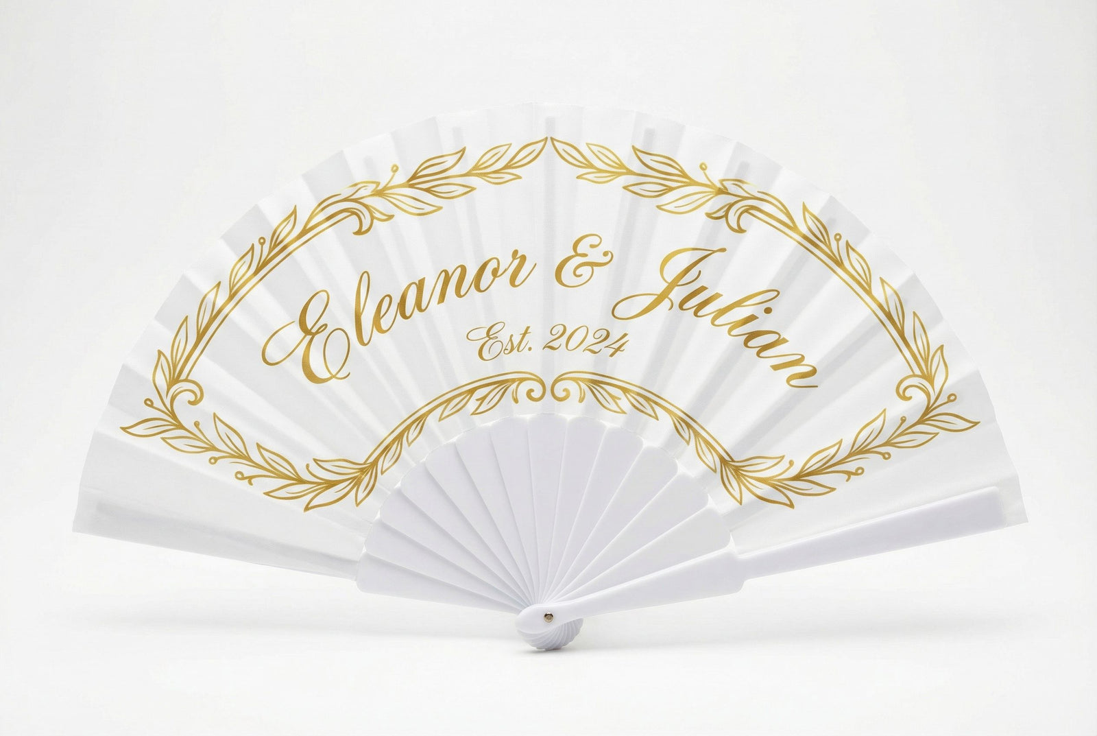 Custom Fans for Weddings — custom bamboo hand fans