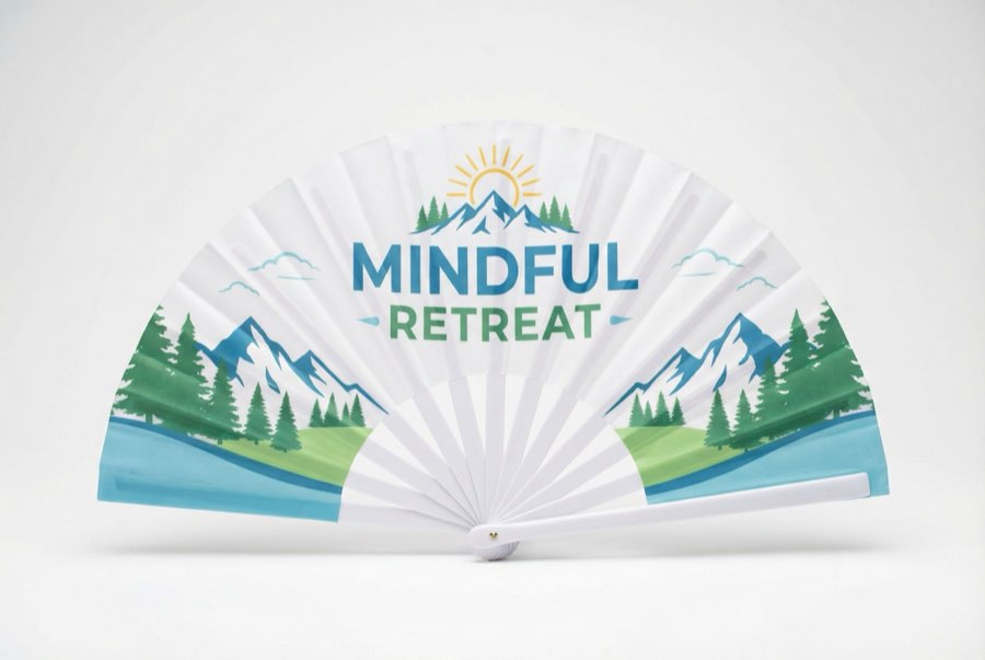Custom Fans for Health Fairs — custom bamboo hand fans